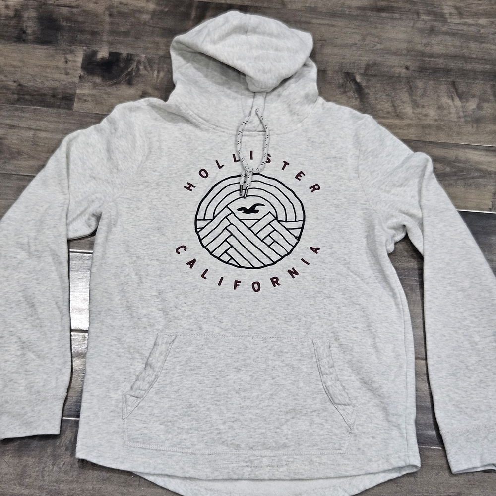 Hollister Light Gray California Hoodie